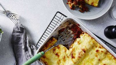 Recipe:&nbsp;<a href="https://kitchen.nine.com.au/2017/02/16/14/50/true-blue-aussie-lasagne" target="_top">True blue Aussie lasagne</a>