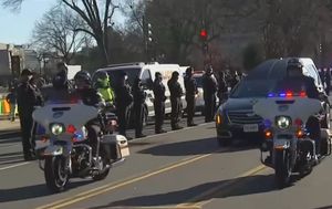 Emotional farewell for police officer killed in Capitol riots