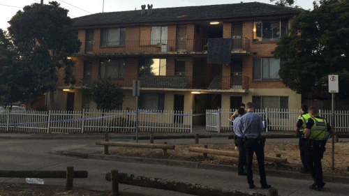 Police believe the man was injured at the Richmond apartment. (9NEWS)