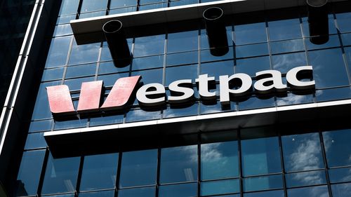 The Wespac logo outside its Sydney office.