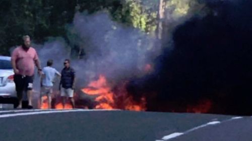 The crash took place near Tiaro, Queensland, on Easter Long Weekend last year.