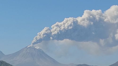Mount Lewotobi Laki-Laki volcano