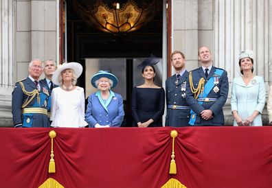 Royal family on Buckingham Palace balcony