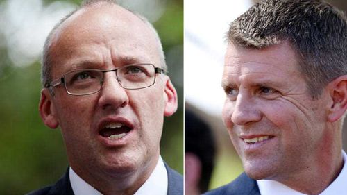 Luke Foley and Mike Baird. (AAP)