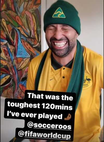 Socceroos legend joins the celebrations