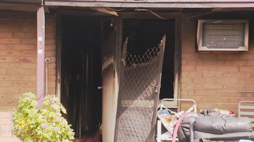 Firefighters revive dog after house fire in Adelaide.