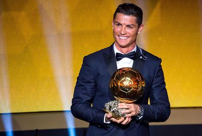 "I never thought I would win this trophy on three occasions," Ronaldo said