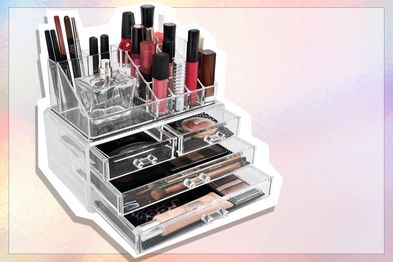 Affordable makeup storage