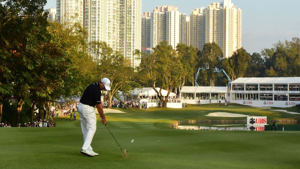 Australian golfer Sam Brazel holds a share of the load after three rounds on Hong Kong. (Getty Images)
