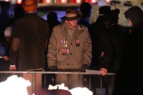 ANZAC Day dawn service at the Shrine of Remembrance, 25th April 2024, 