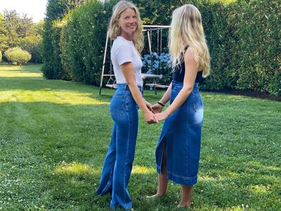 Gwyneth Paltrow models for Goop with daughter Apple.