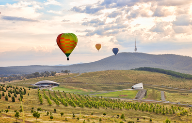 Balloons over Canberra