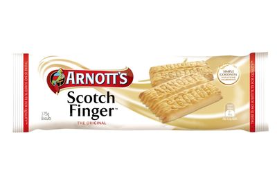 A little over one Scotch
Finger biscuit is 100 calories