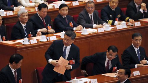 The amendment was proposed by China's ruling Communist Party last month, (PA/AAP)