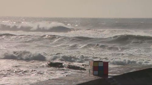 Maroubra Beach, famous for having a strong surf, was even fiercer today.