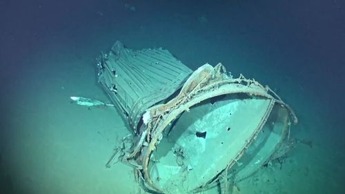 The ship, believed to be the USS Johnston, was discovered at a record depth of 20,406 feet by Vulcan researchers on the Research Vessel Petrel.