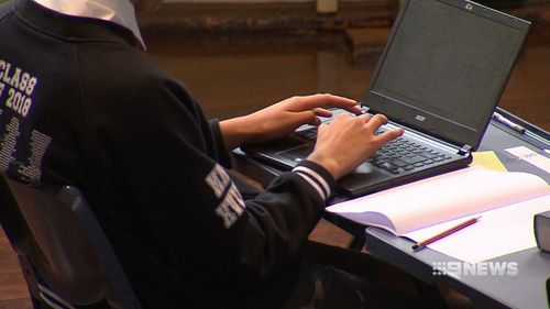 Students across 115 South Australian schools have been the first in the country to trial an online English exam.