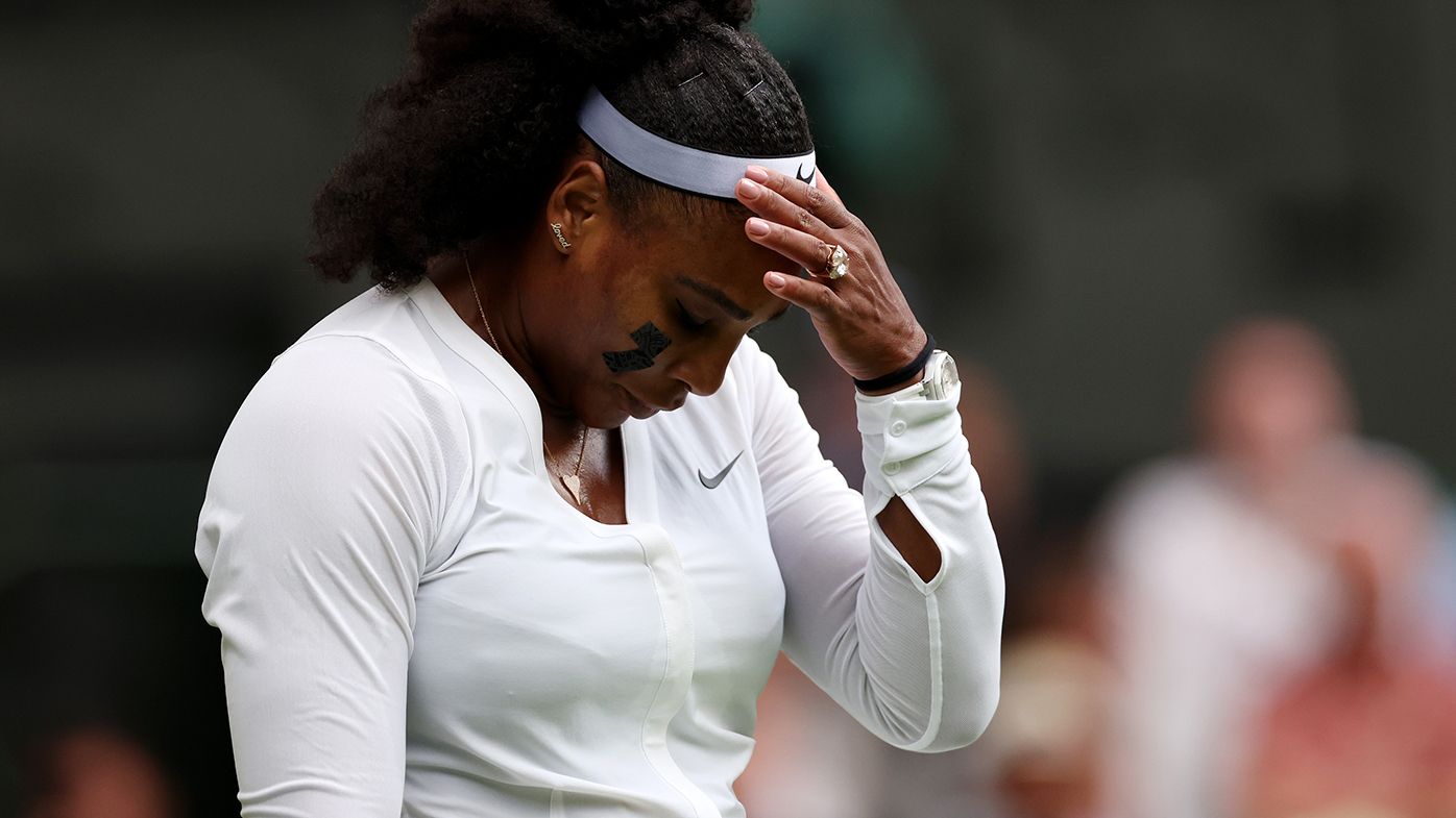 Serena Williams has been beaten in the opening round at Wimbledon by Harmony Tan.