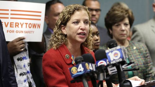 Debbie Wasserman Schultz was booed off stage at the DNC after her leaked emails went public hours before the convention. (AAP)