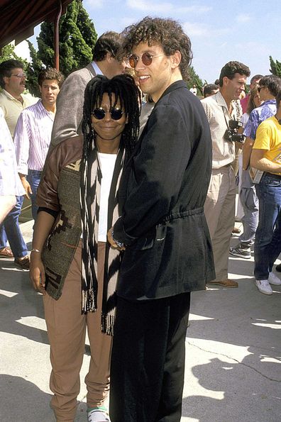 Whoopi Goldberg and David Claessen when they were married in 1987.