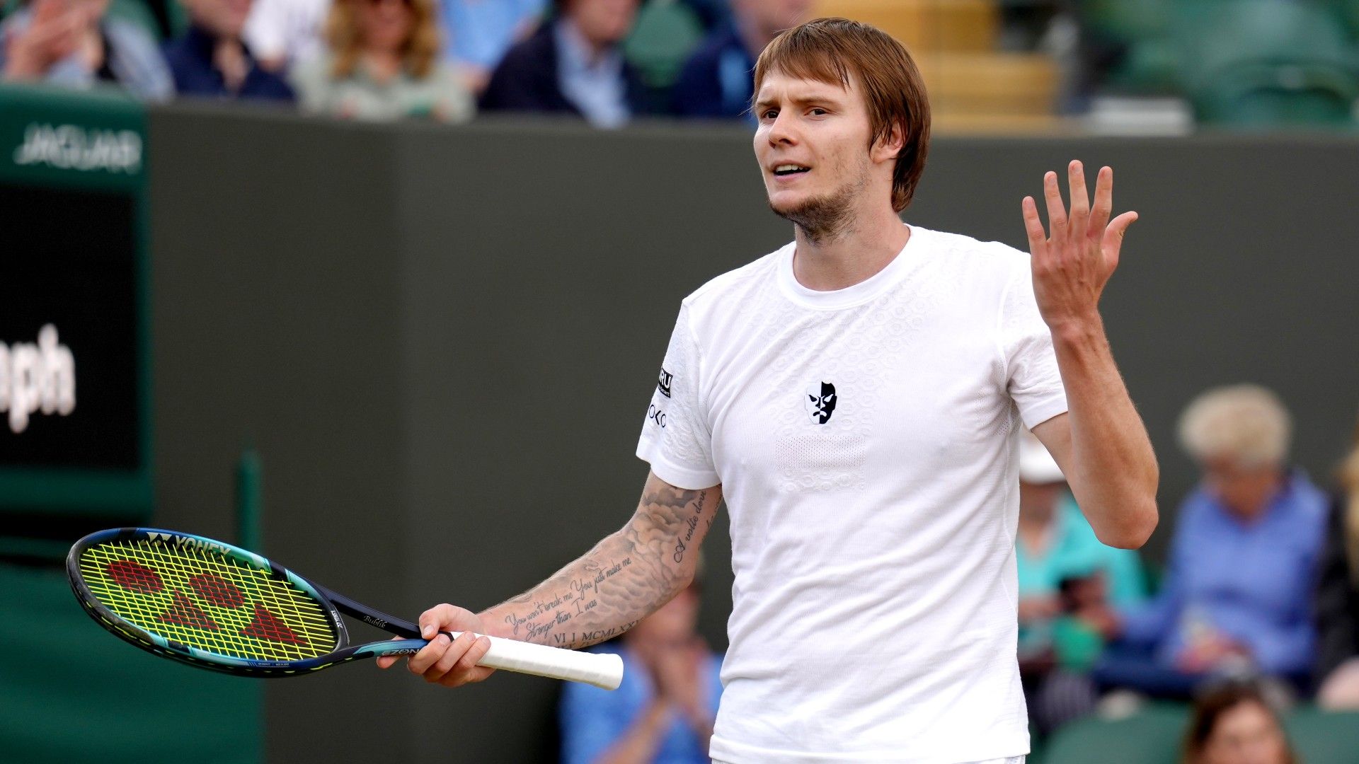 Alexander Bublik serves underarm six times in one game, while Nick Kyrgios makes jokes