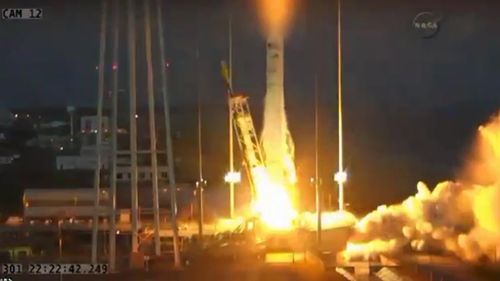 NASA teams are working to secure the site and retrieve data from the launch.