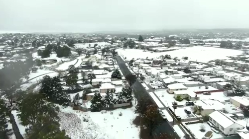 Parts of NSW have experienced substantial snowfall, weeks into the spring weather.