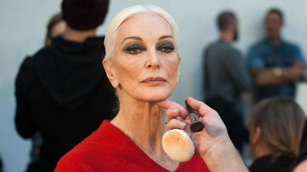 Carmen Dell'Orifice - model and beauty at 86. Image: Getty.