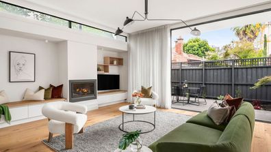 South Yarra terrace listing living room designer style Domain