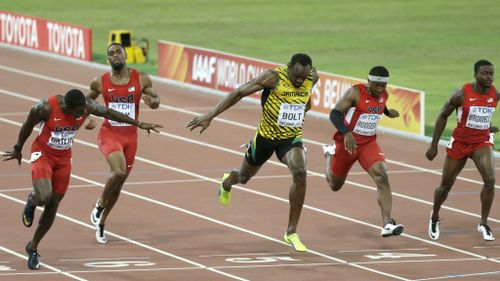 Usain Bolt takes out the 100m final at the World Championships in Beijing. (AAP)