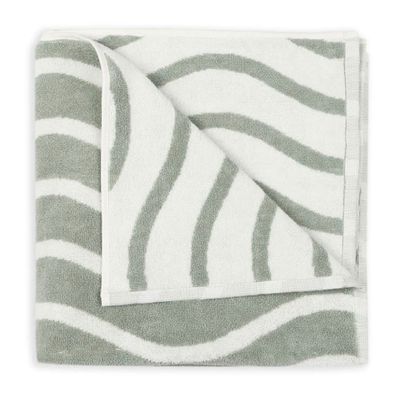 Wave Cotton Bath Towel: $12