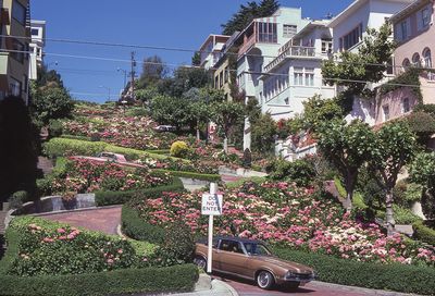 Then: Lombard Street, San Francisco