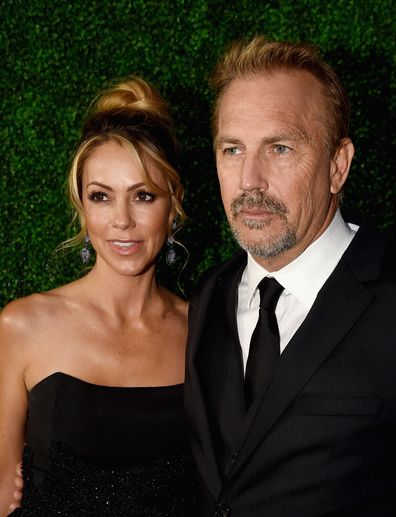 Kevin Costner and Christine Baumgartner