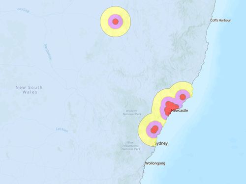 A new emergency zone has been set up around the property in Narrabri, in the north of NSW.