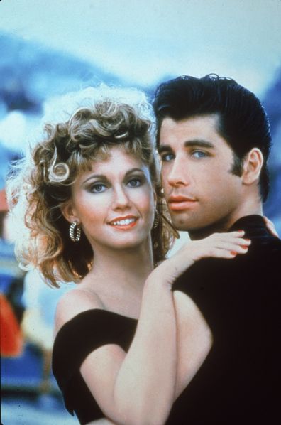 John Travolta and Olivia Newton-John in Grease 