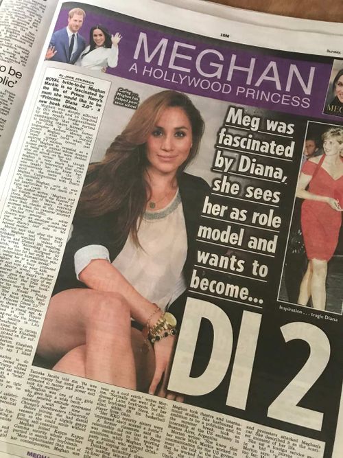 The Sun newspaper chose today to begin a series of extracts from a new book on Meghan, written by Princess Diana’s biographer, Andrew Morton. (The Sun)