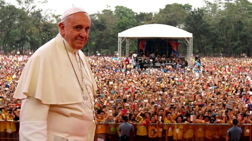Pope Francis attracts world-record crowd of six million in Philippines
