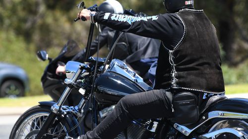 Bikie members will be banned from displaying their insignia in public in WA. 