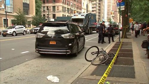 The NYPD Collision Investigation Squad is investigating.
