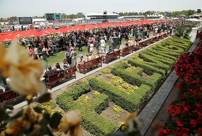 Flemington was in full bloom after recovering from Tuesday.
