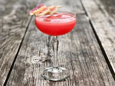 The Pink Flamingo cocktail is just one of the exclusive Mardi Gras drinks at the Taphouse.