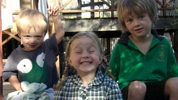 Otis, Mo and Evie, and their grandfather, were among the 298 who died when MH17 was shot down four years ago. (Supplied)