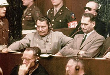 How many Nazis were tried at Nuremberg's International Military Tribunal?