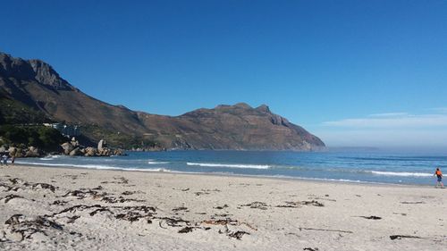 The beach in Cape Town where Laura's mother spread her ashes. (Supplied)