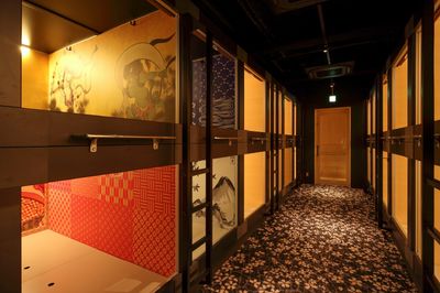 A ninja-and-geisha-themed capsule hotel has opened in Osaka