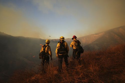 Kenneth Fire in West Hills, California