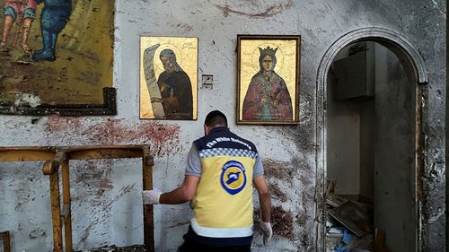 At least 25 people have been killed and over 52 more are injured after a "terrorist attack" on a Greek Orthodox church in the Syrian capital on Monday (Sunday local time), according to the country's health ministry.﻿
