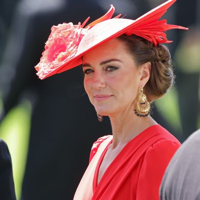 Catherine, Princess of Wales attends day four of Royal Ascot 2023 at Ascot Racecourse on June 23, 2023 in Ascot, England 