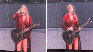 Taylor Swift at Anfield Stadium Liverpool, England, fan filmed video