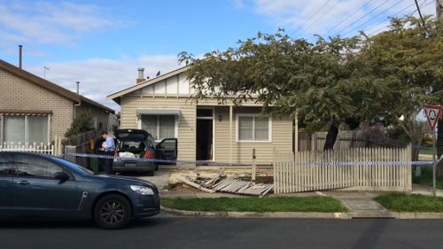 Police searched the First Street, West Footscray, property. (9NEWS)